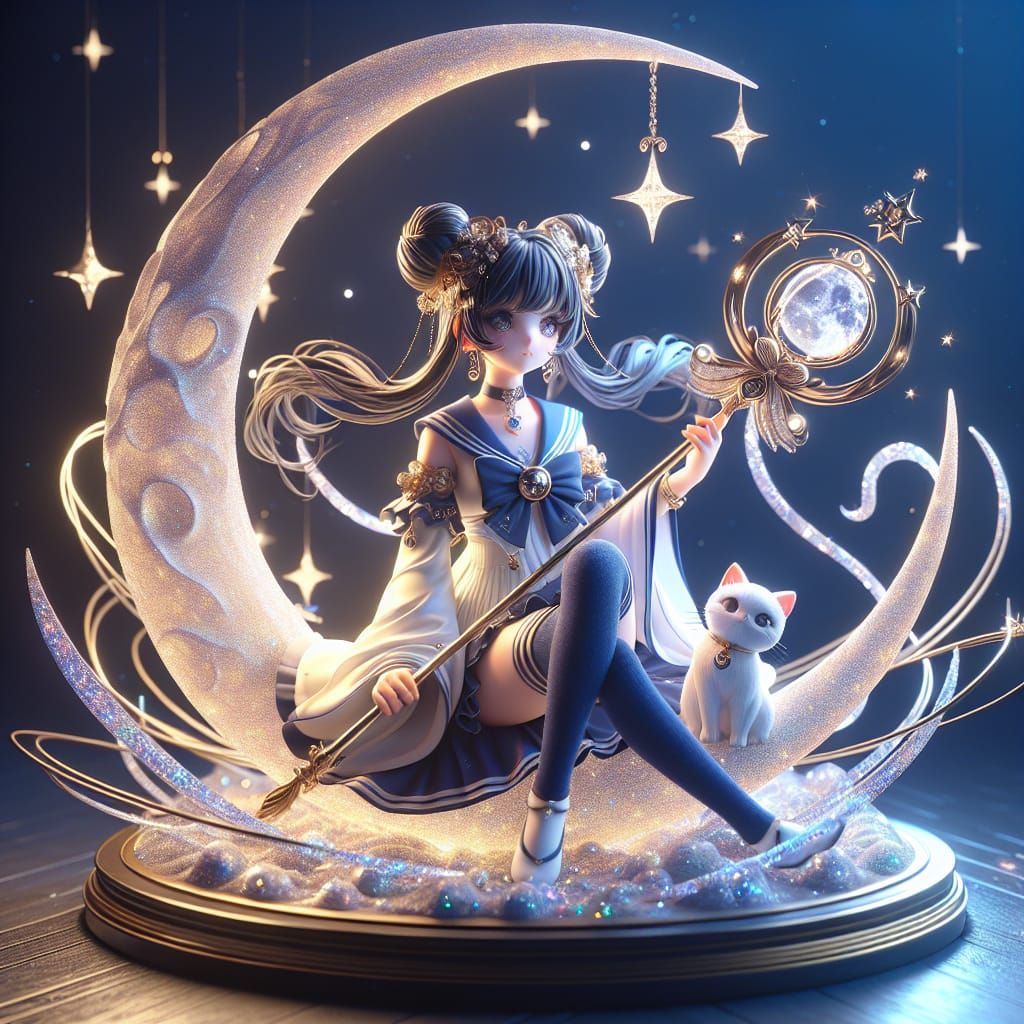 Dall-E3 Sailormoon Figure