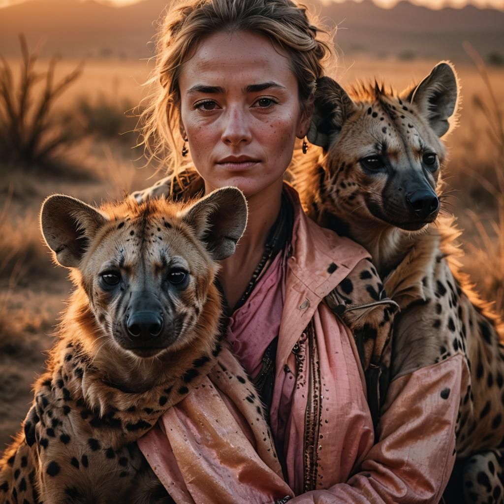 Hyena and human become one