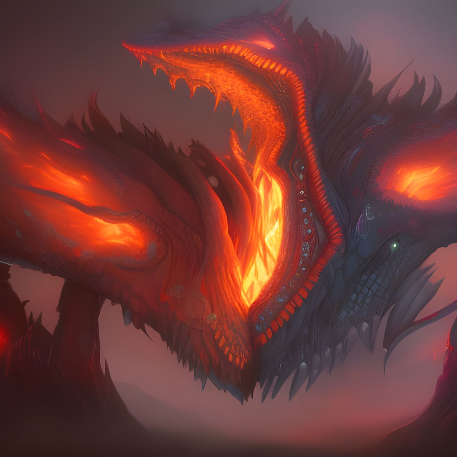 Elemental Love in Detailed Digital Painting