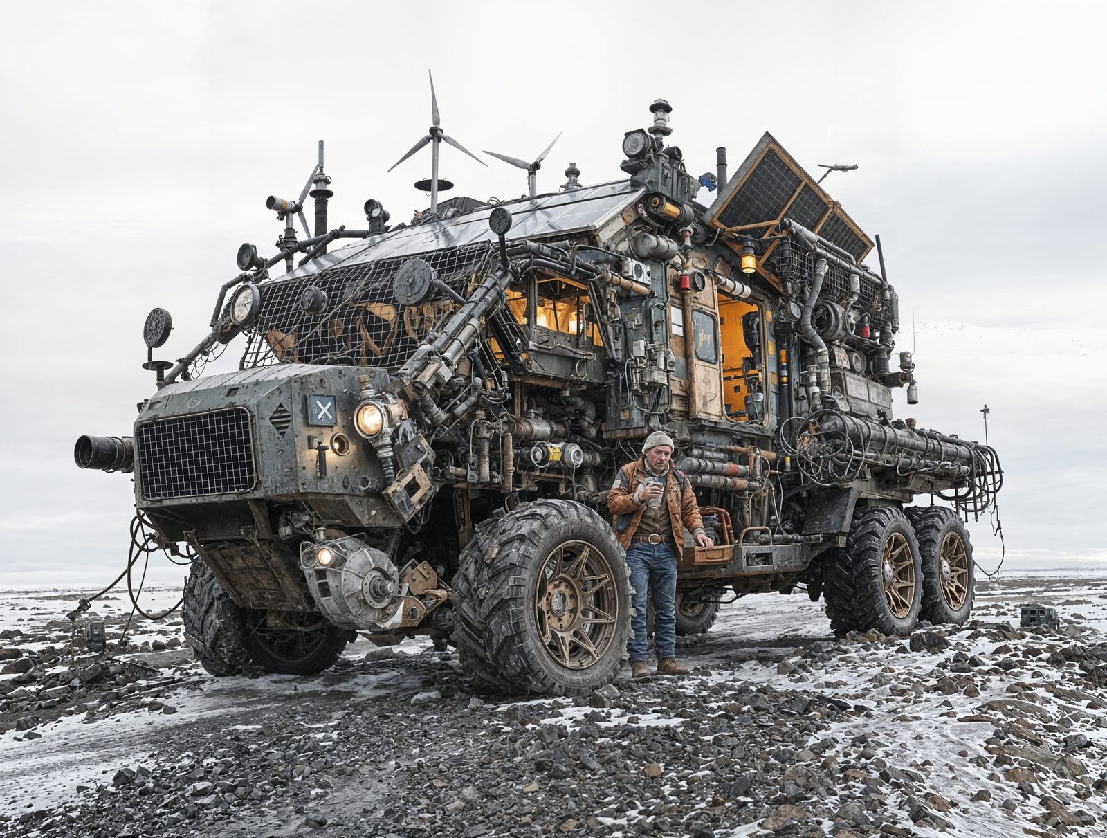 Survivalist in Nuclear Winter, Custom Vehicle Renovation