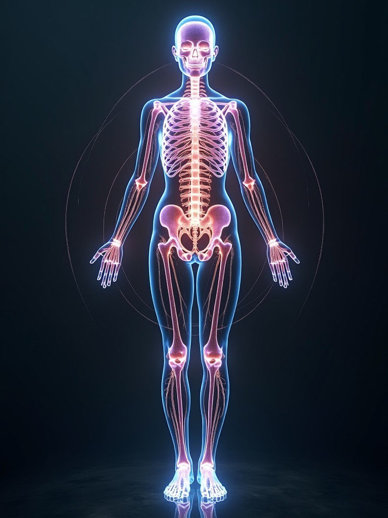 Central Nervous System as Elegant Female Figure