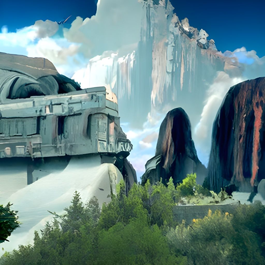 Detailed Matte Painting of Two Women