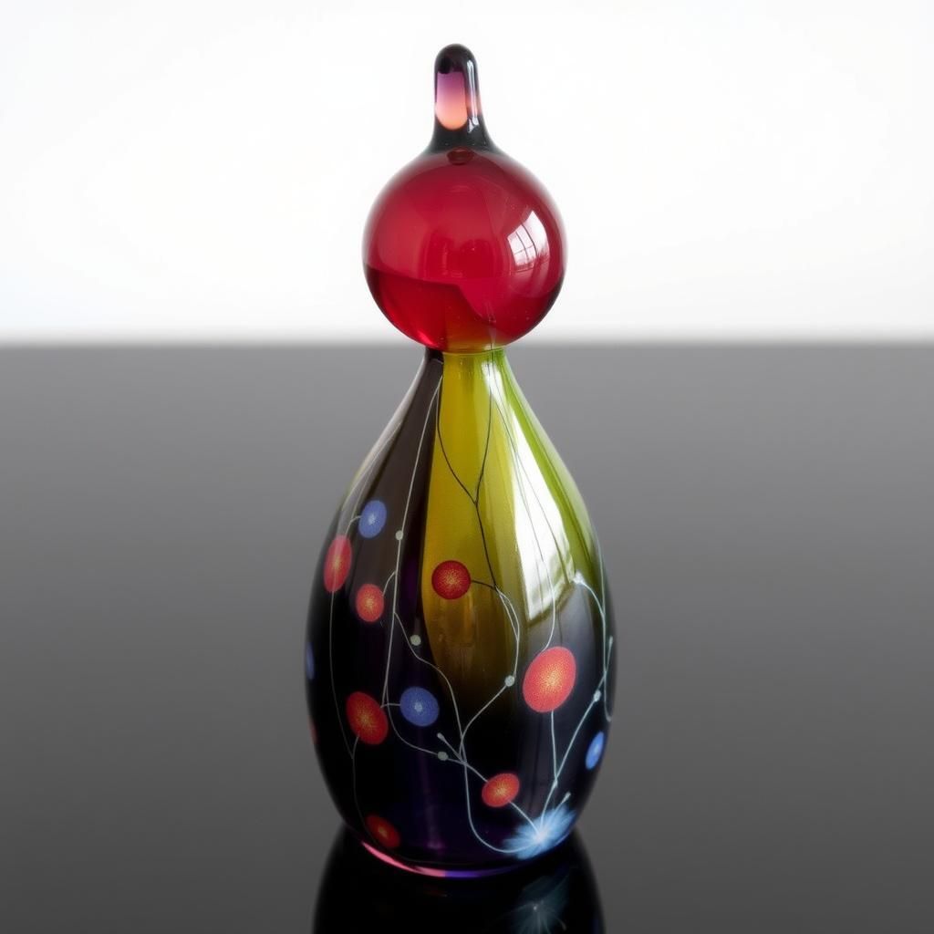 Enameled Glass Figurine