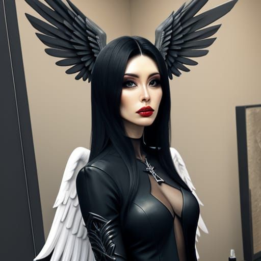 Angel of Death in Dark Gothic Style