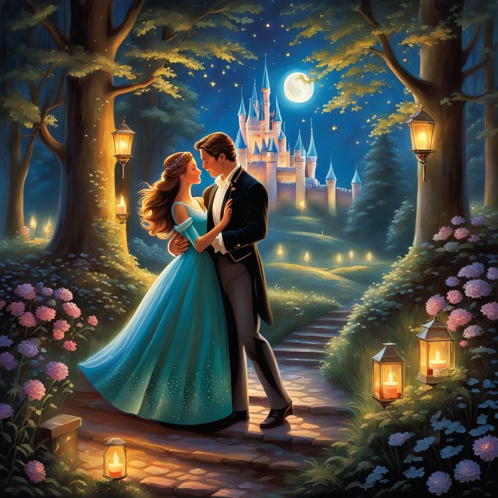 Romantic Candlelit Scenes of Love and Fantasy