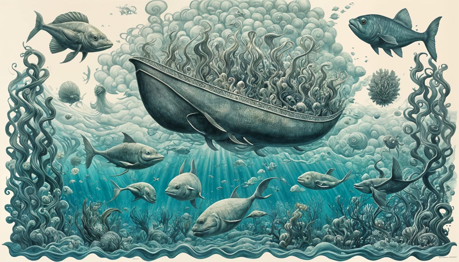Surrealist Aquatic Realm Unveiled