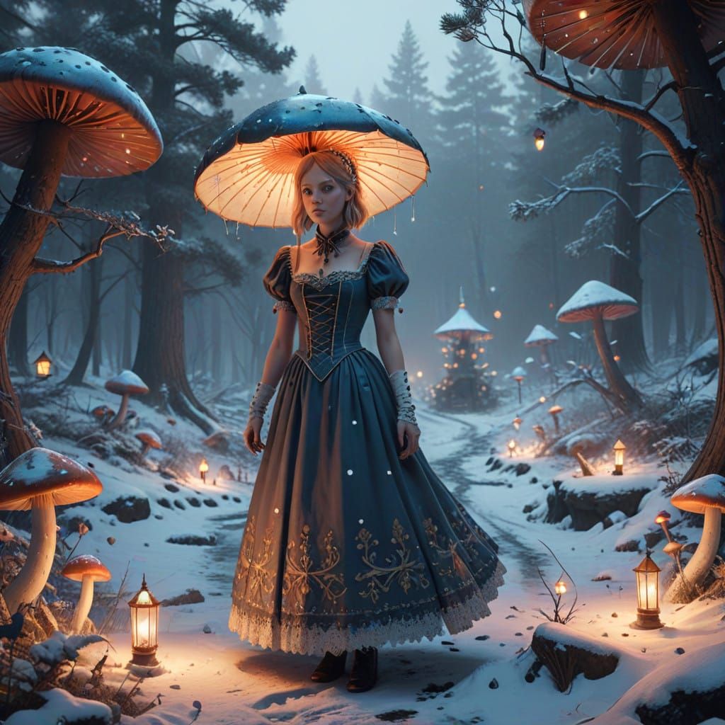 Whimsical Wonderland Christmas in a Victorian Dream