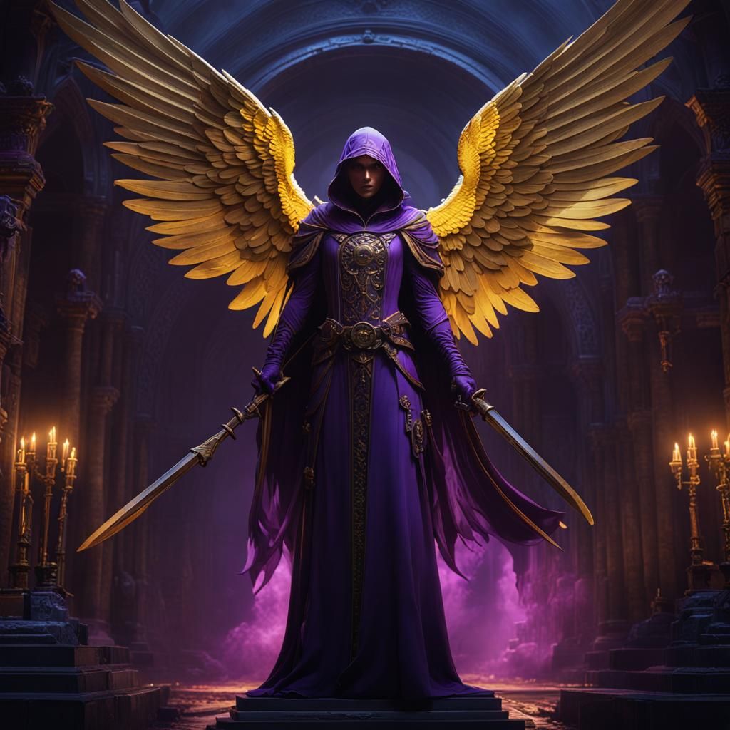 Angel of Death: Dark Fantasy Concept Art