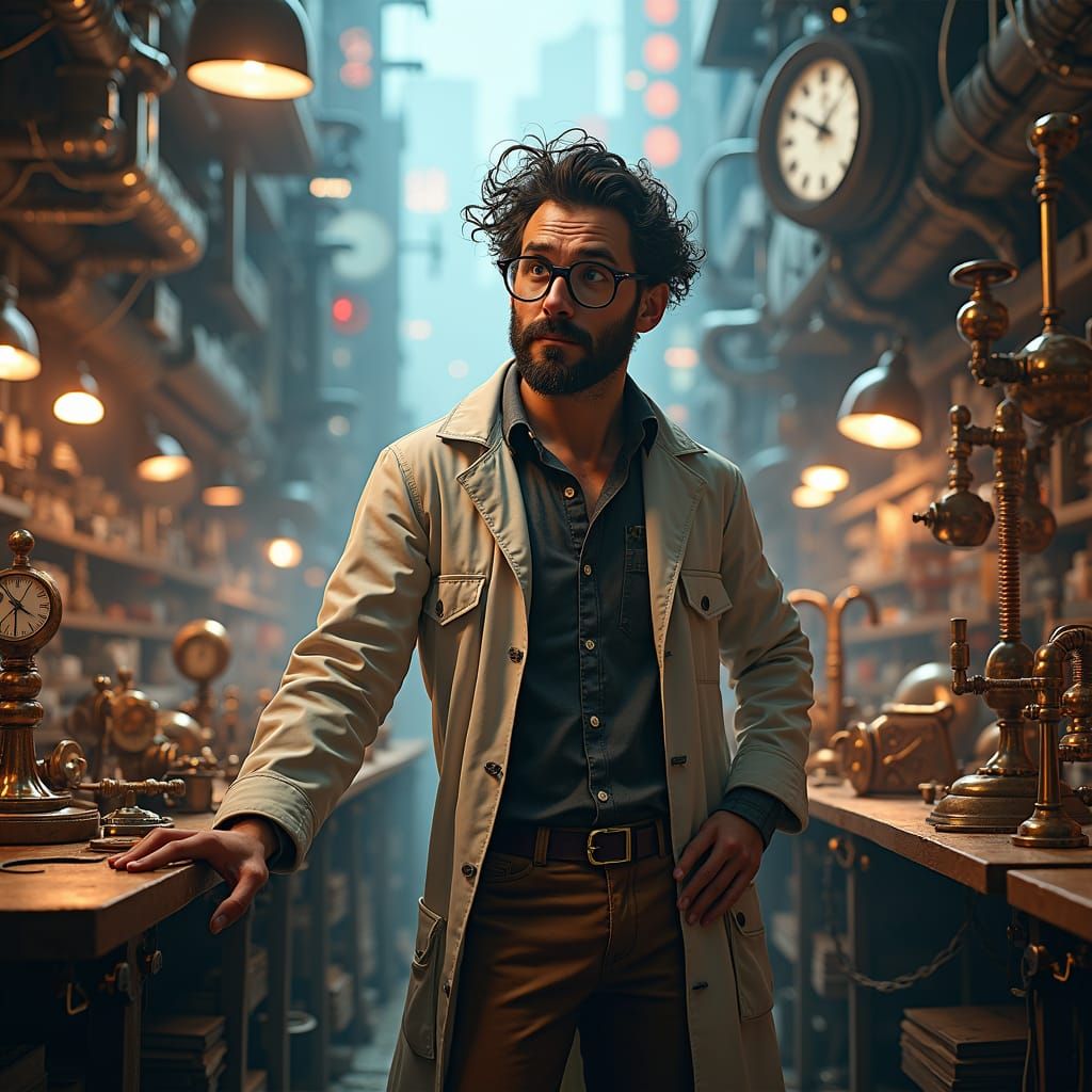 Mad Scientist's Workshop: Steampunk Meets Sci-Fi