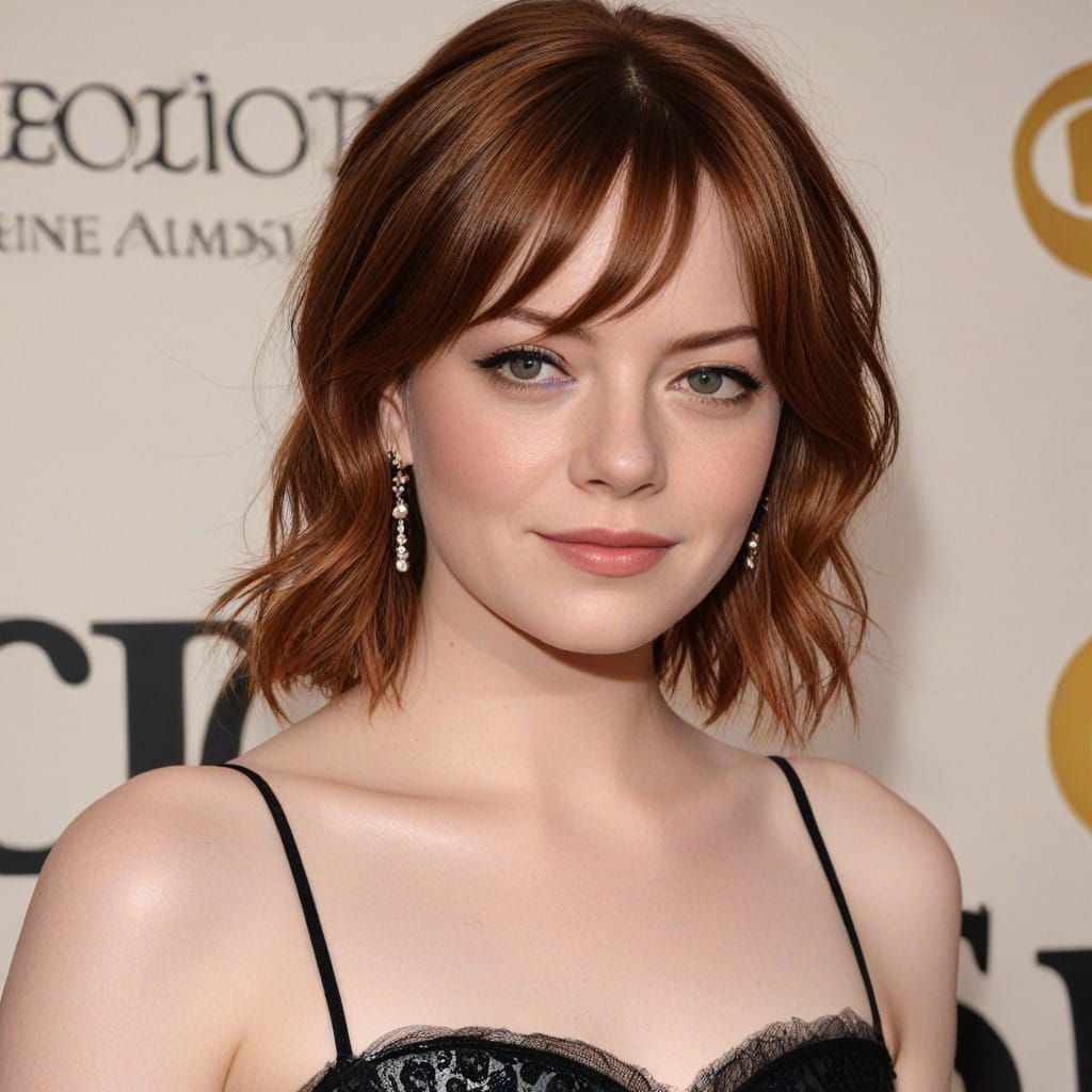 Celebrity Portrait of Emma Stone