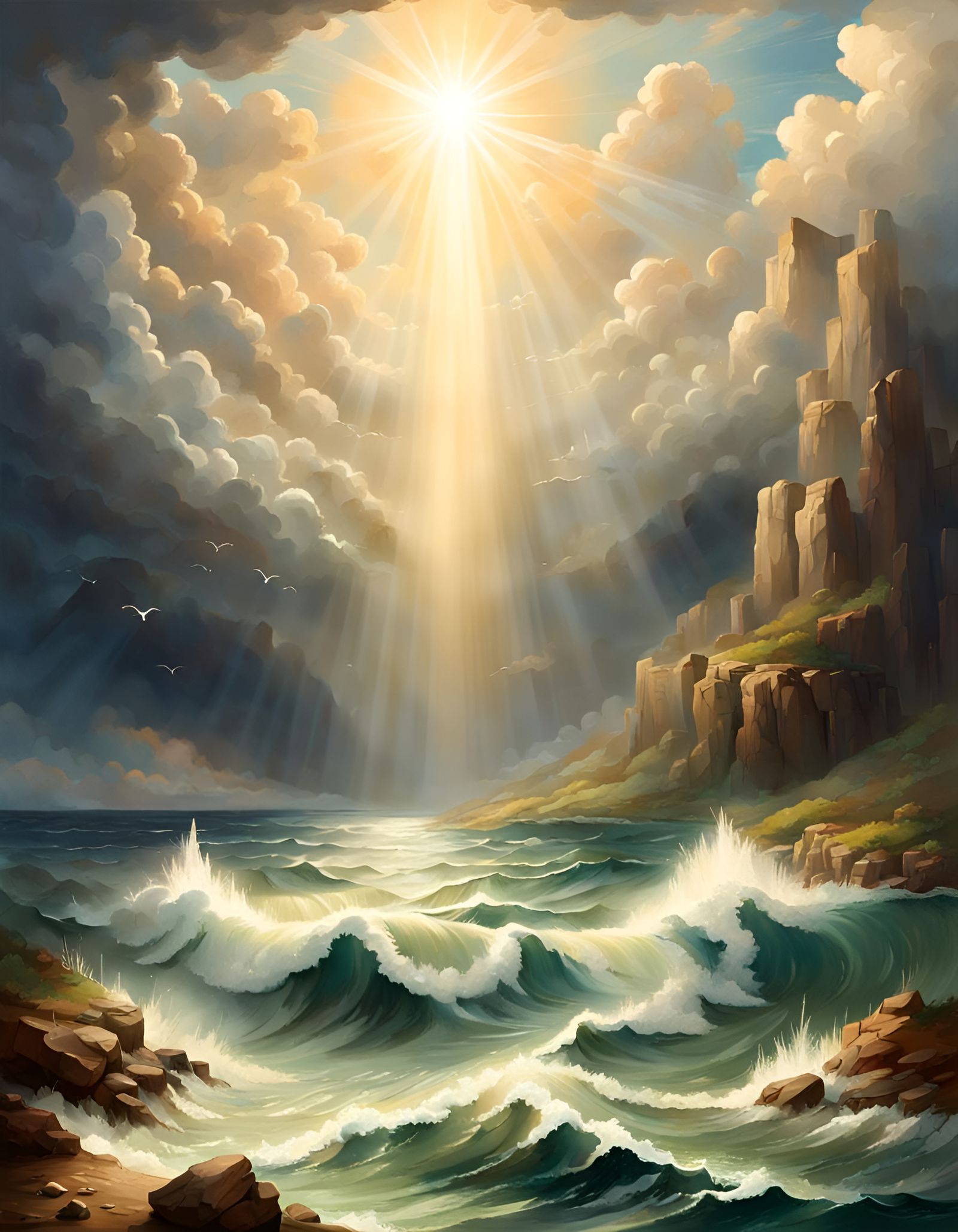 Genesis: The Separation of Land and Water