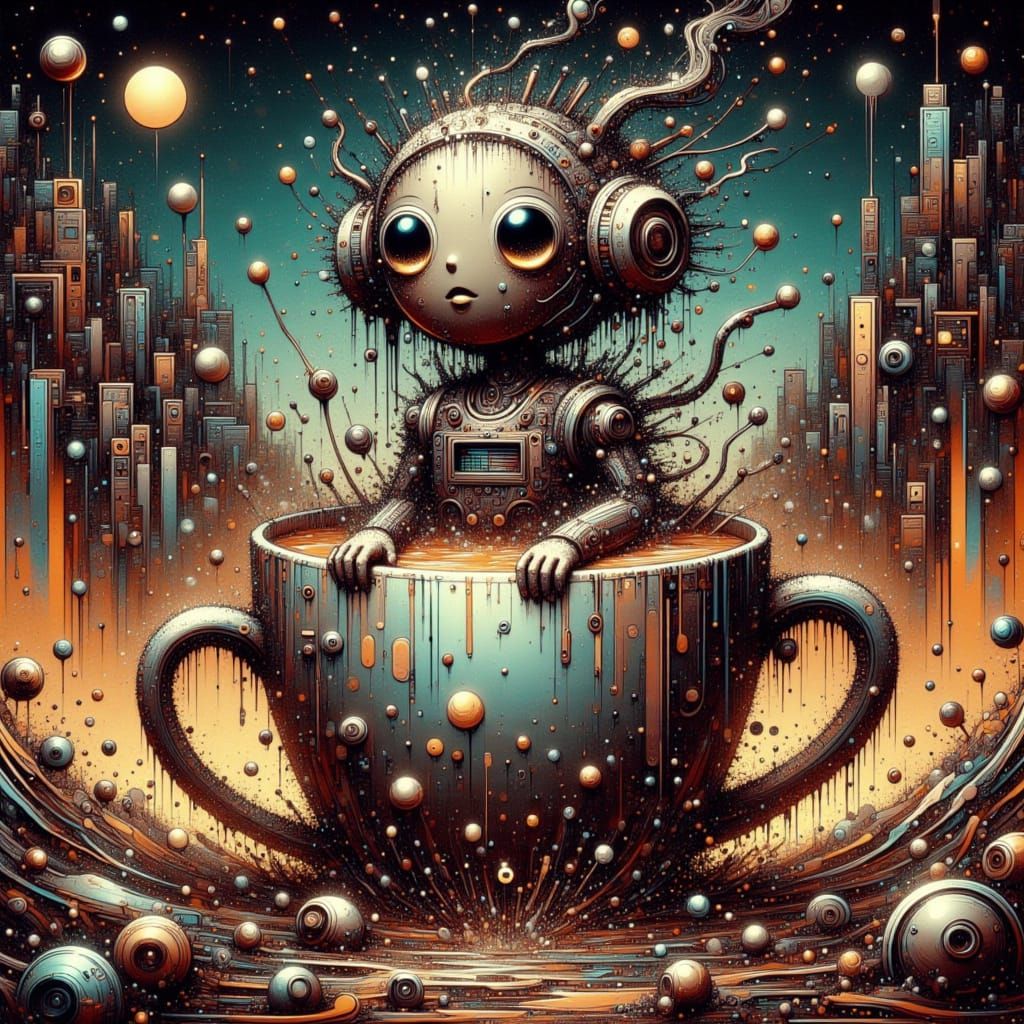 Coffee Mug Urbanpunk Robot