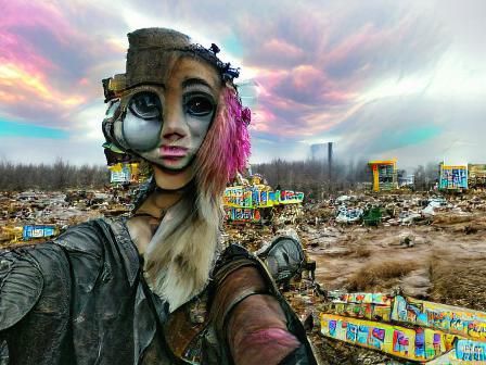 Post-Apocalyptic Wonderland: A Surreal Landscape