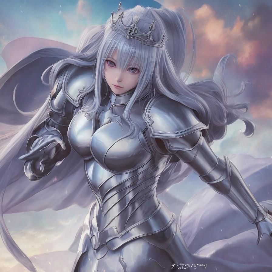 Anime Muscular Princess in Shining Armor