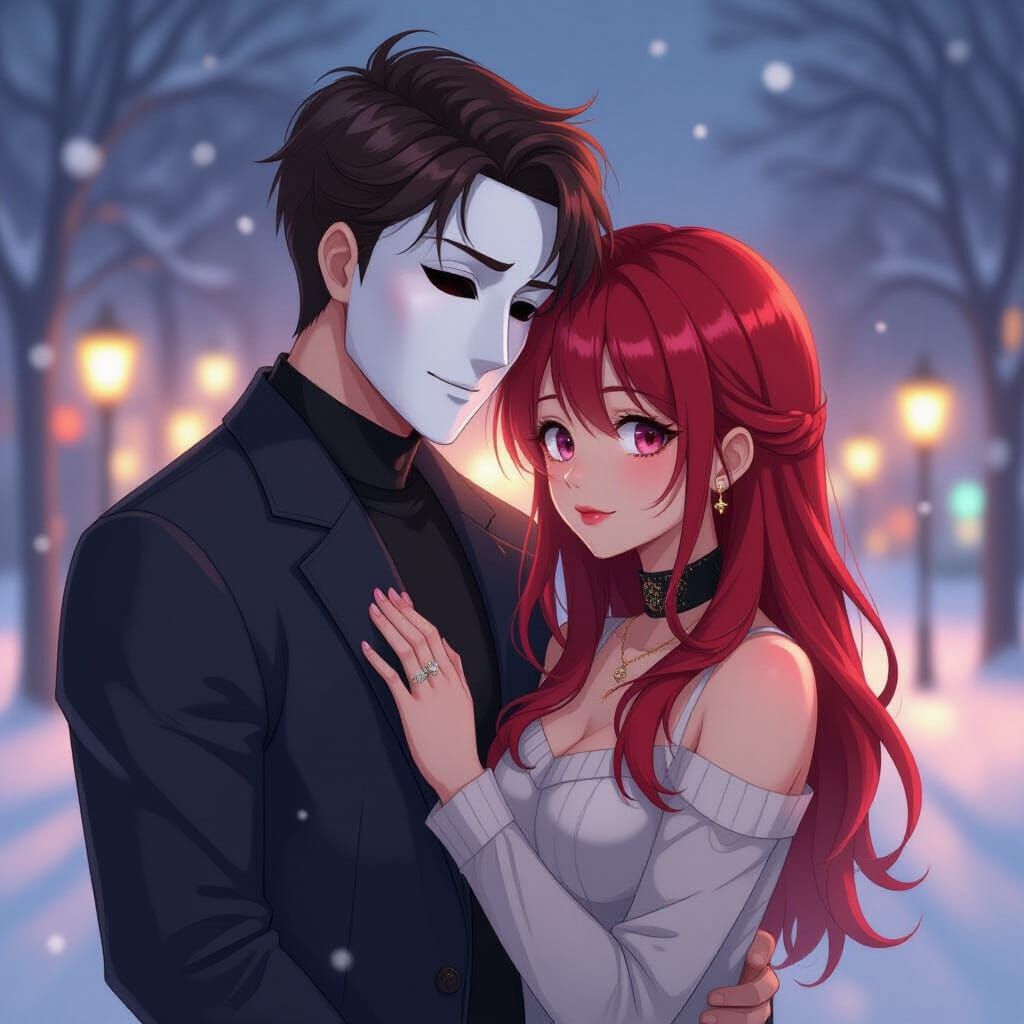 Masked Man's Obsession: An Anime-Style Love Story