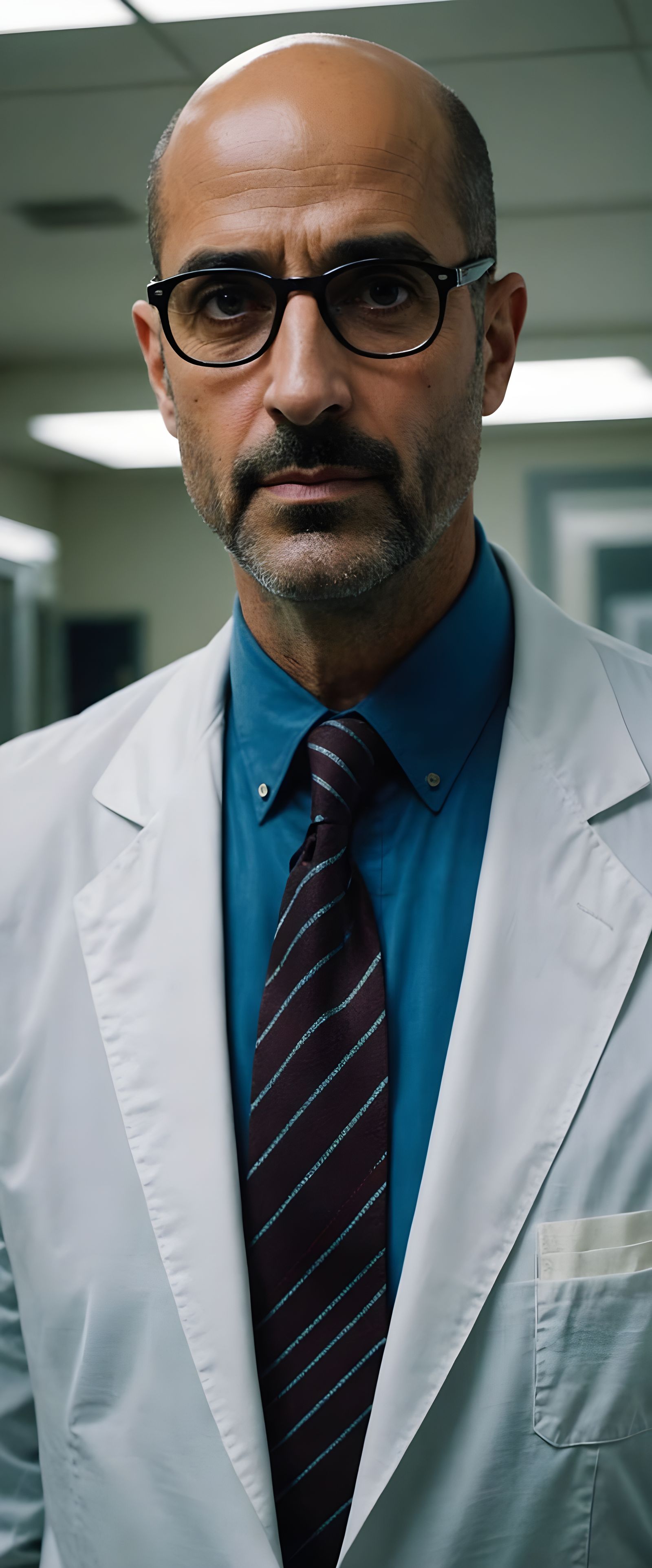 Weary Coronor in a Sterile Autopsy Room