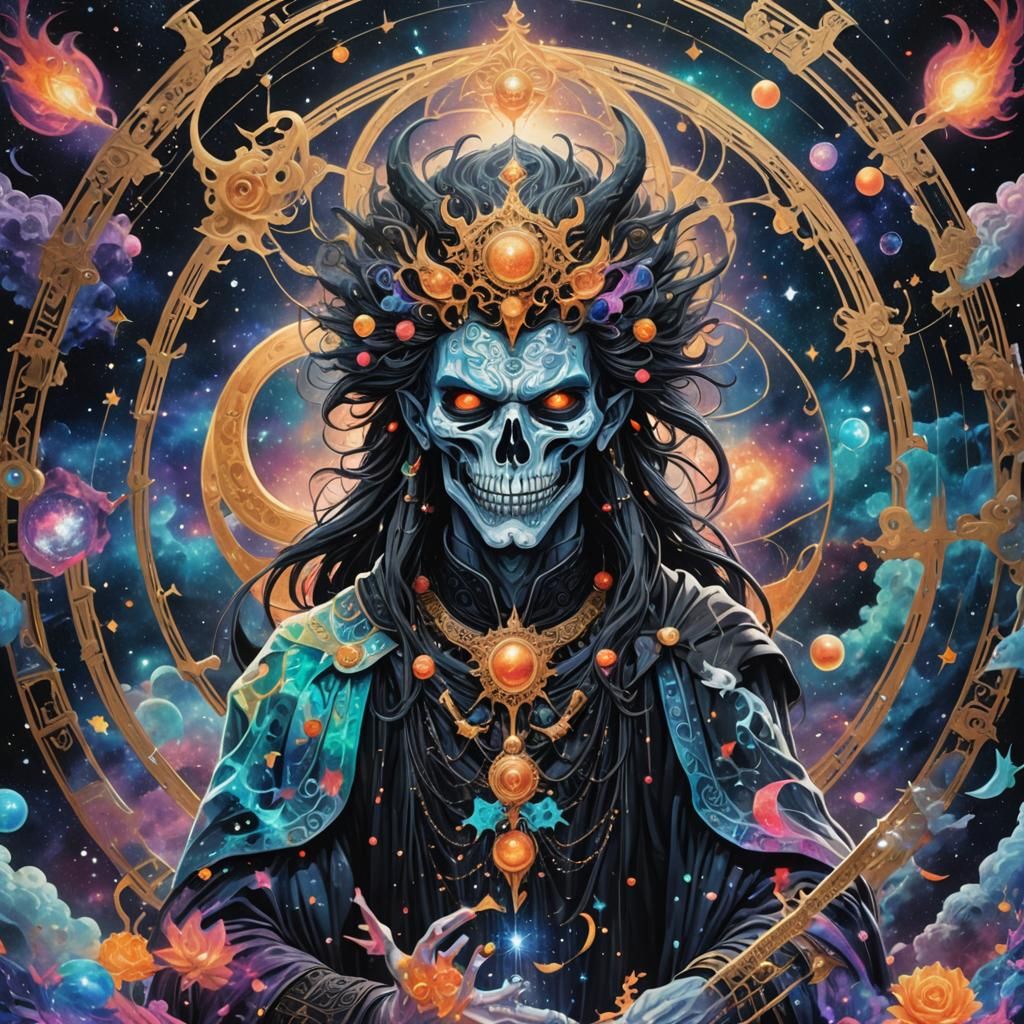 Holographic Astral Shinigami by Amaringo