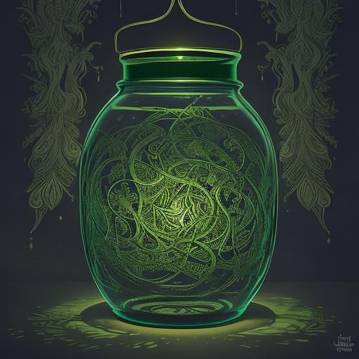 Crispy Fried Pickles in Mystical Setting