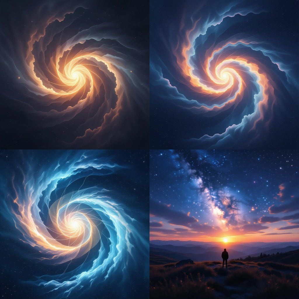 Cosmic Forces of Order and Chaos Intertwined