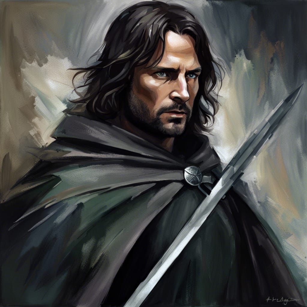 Aragorn Inspired Portrait of Hidden Nobility