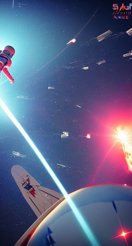 Astronaut Ski Jumping in Space with Starships