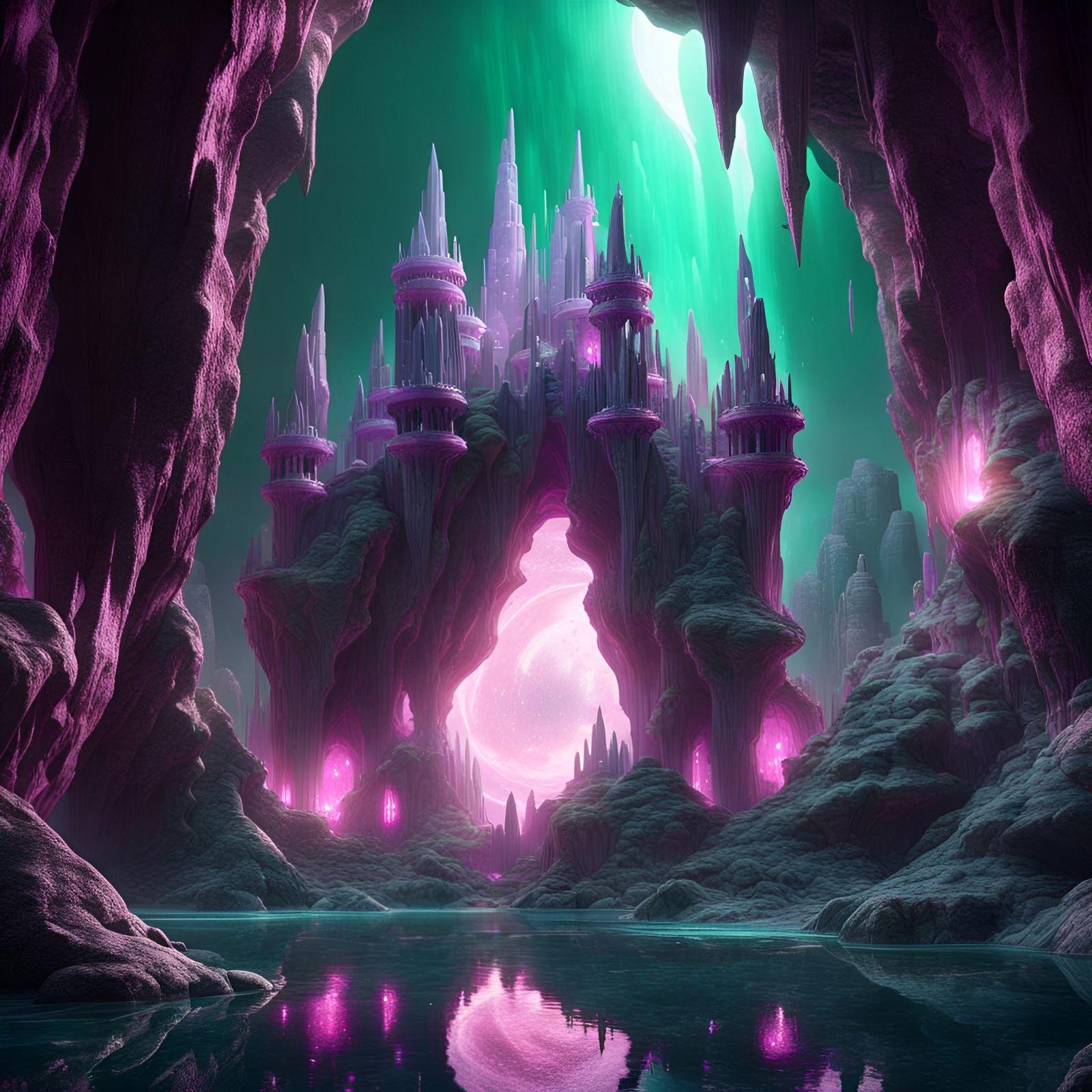 Welcome to the cosmic crystal cave adventure!