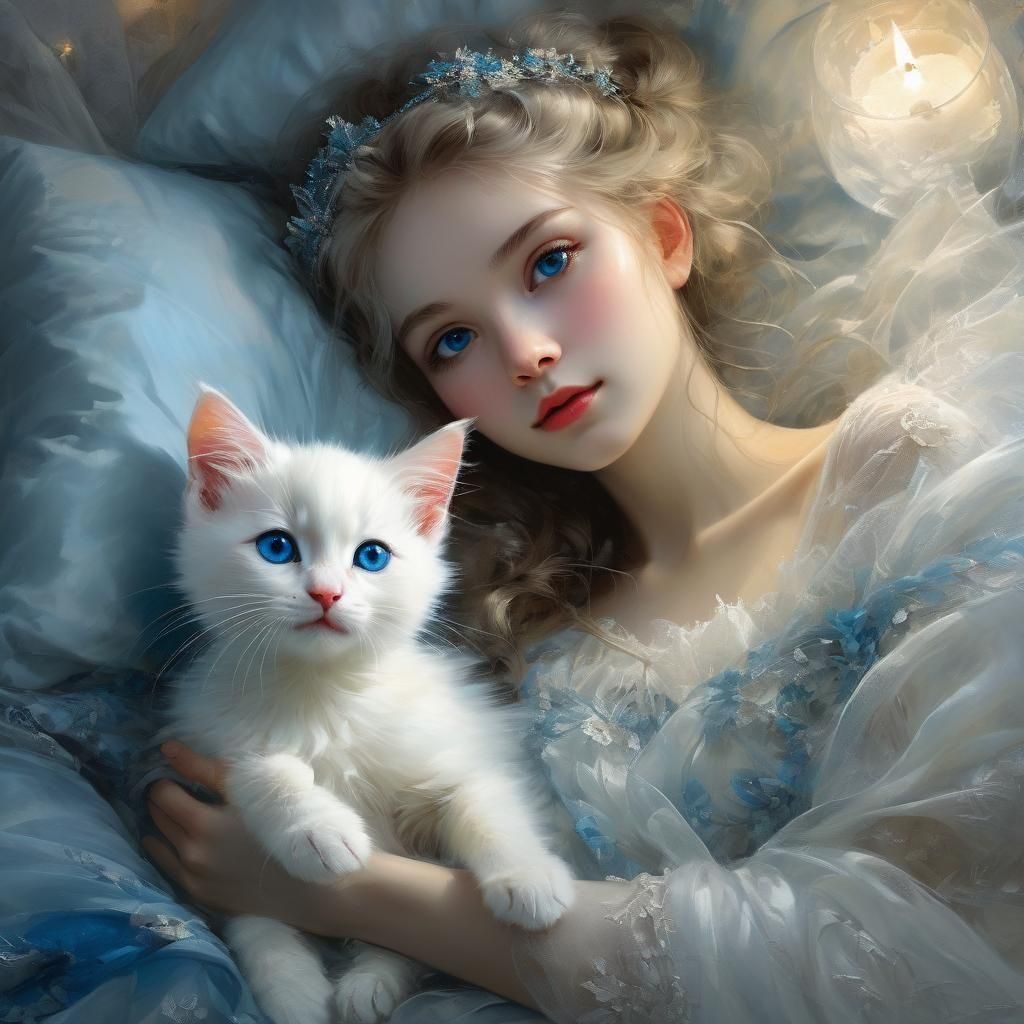 Abstract Explosion of Light and Color