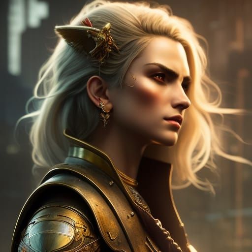 Ethereal Dark Fantasy Pirate Maiden Under Moonlight