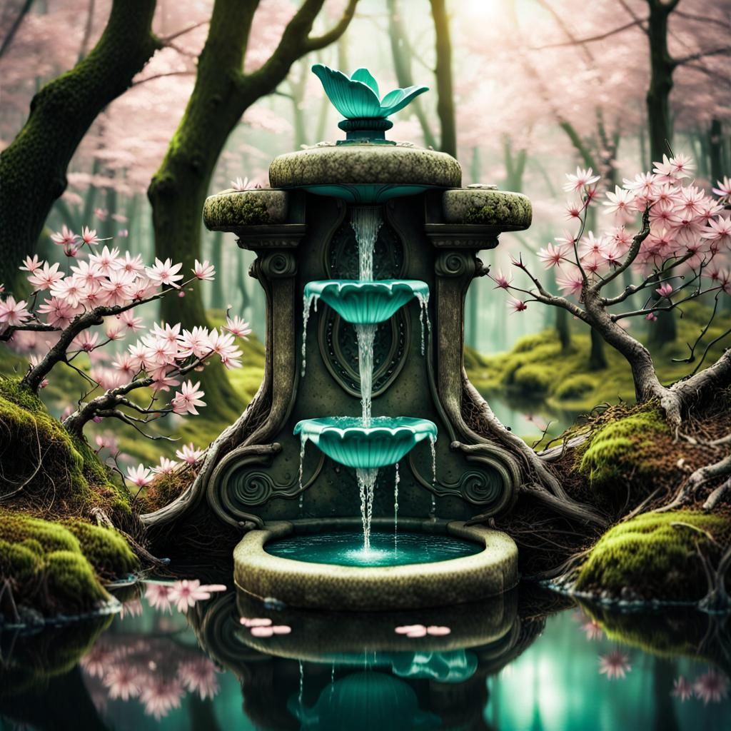 Water Fountain - Ancient Knowledge.