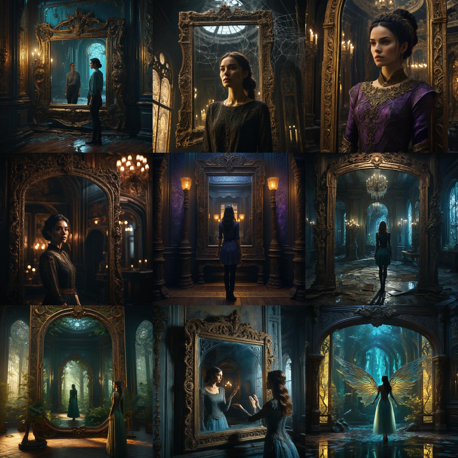 Enchanted Mirror Found in Abandoned Mansion