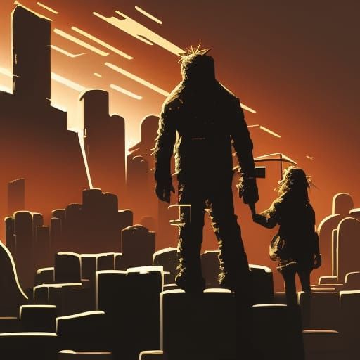 Post-Apocalyptic Siblings: Cosmic Art in Unreal Engine