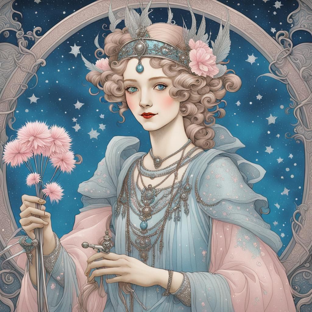 Dreamcore Fairy Queen with Dream Catching Tools