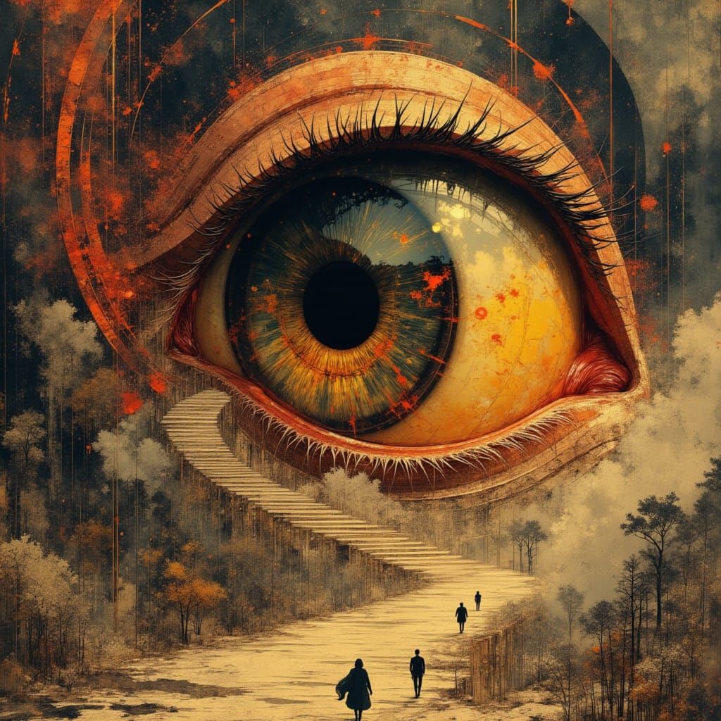 Evil Eye Erupts From Ground Terrifying People