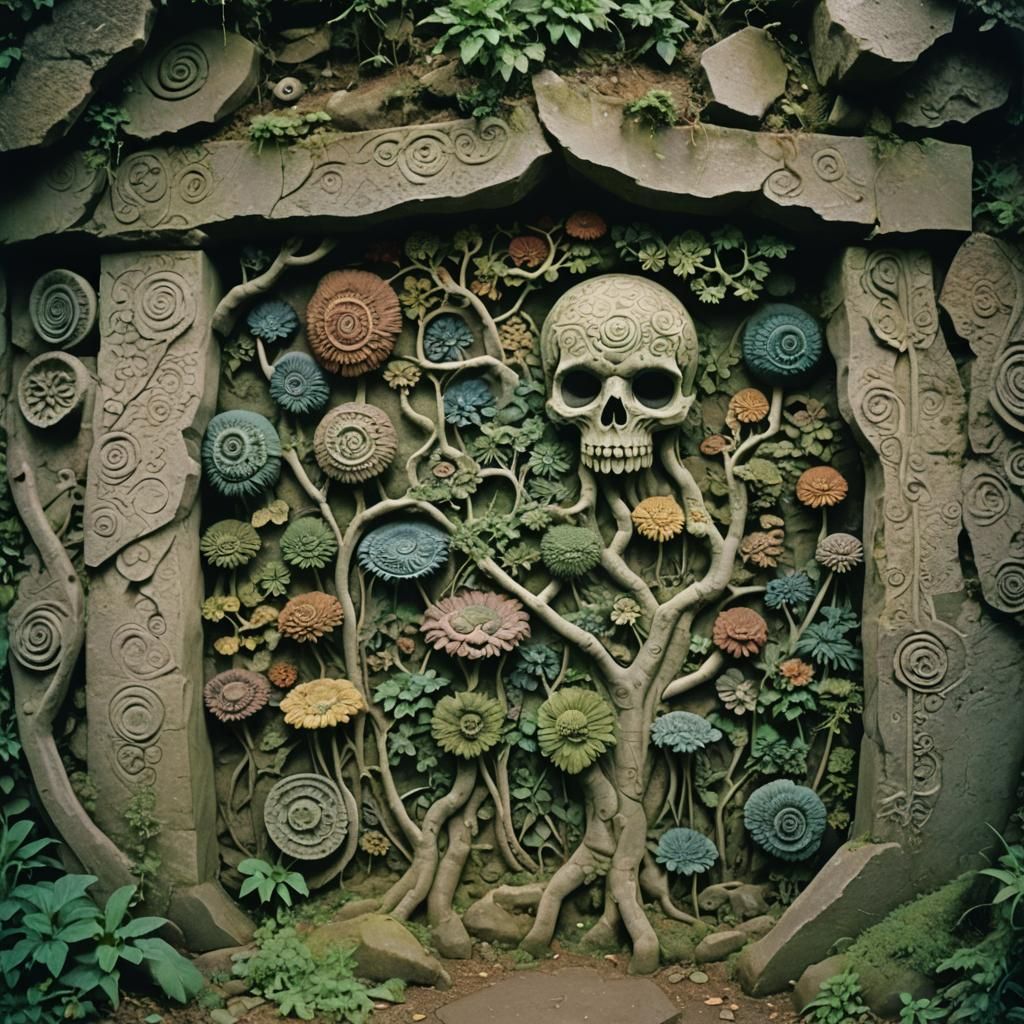 Psychedelic Grotto with Eyeballs and Sinews