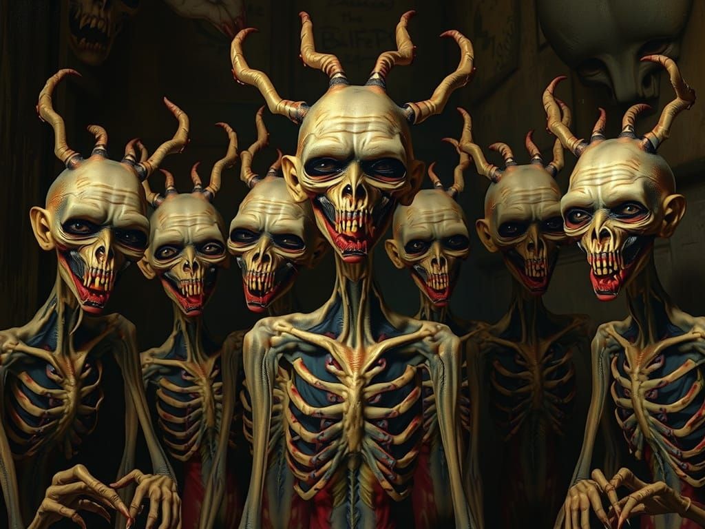 Surrealistic Portraits of Seven Sinful Beings in a Haunting ...