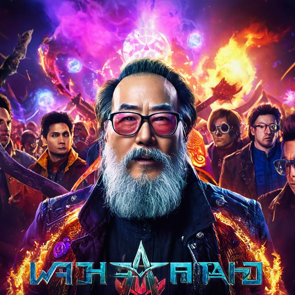 Warlock at Concert in Detailed 3D Rendering