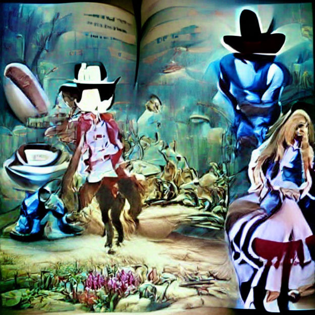 Alice Meets Cowboys: A Wonderland Western