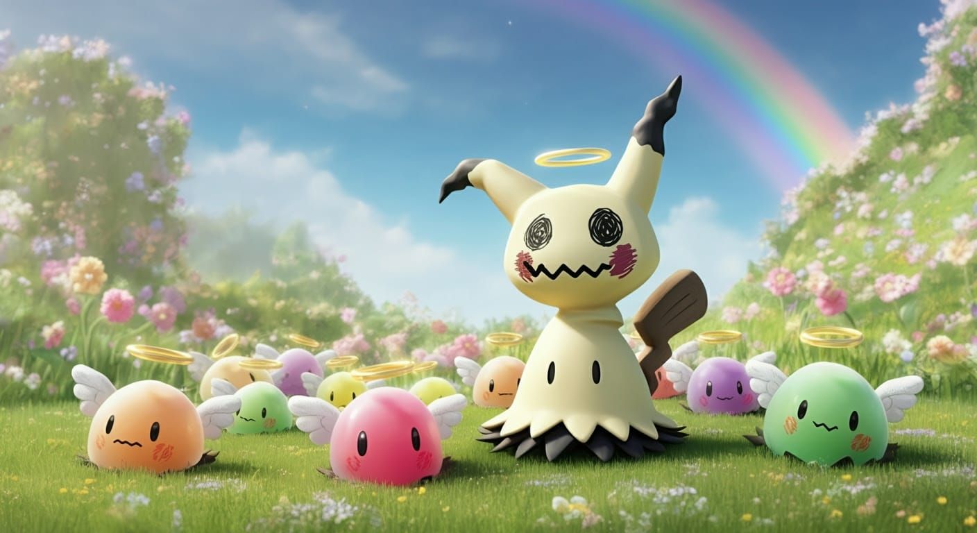 Mimi in Poring Heaven