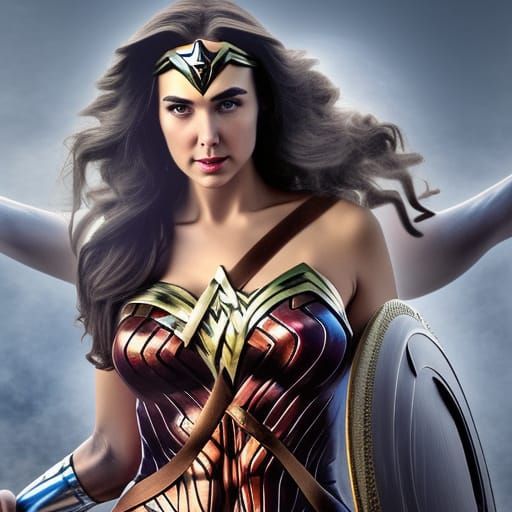 Grandmother Wonder Woman in Glorious Armor