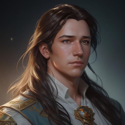 Detailed Portrait of a Disney Prince in Artstation Style