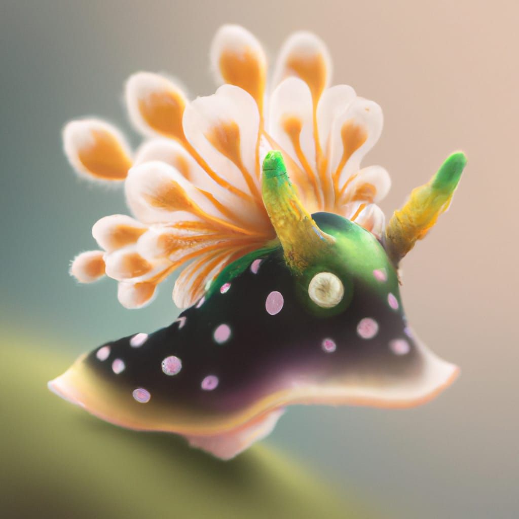 Winged Nudibranch Macro Photography in 8k