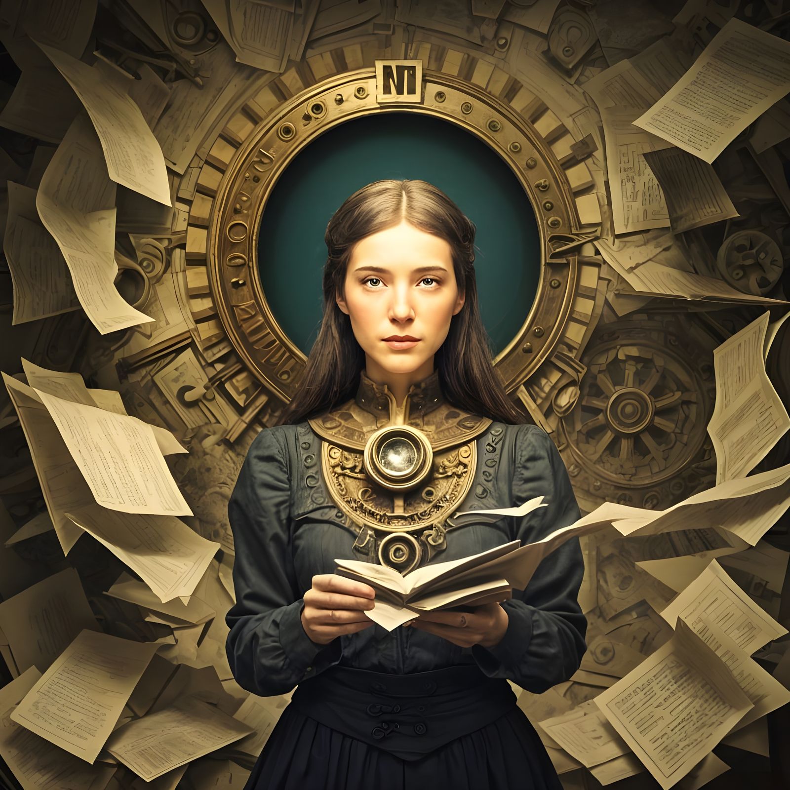 Disorienting Surrealist Scene