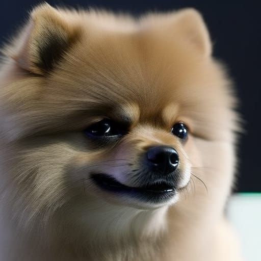 Realistic Pomeranian