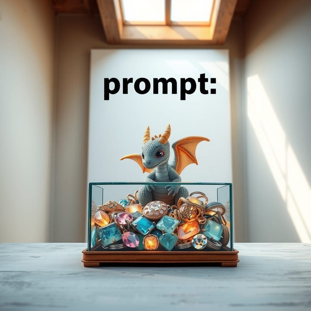 Miniature Dragon in Jewelry Box