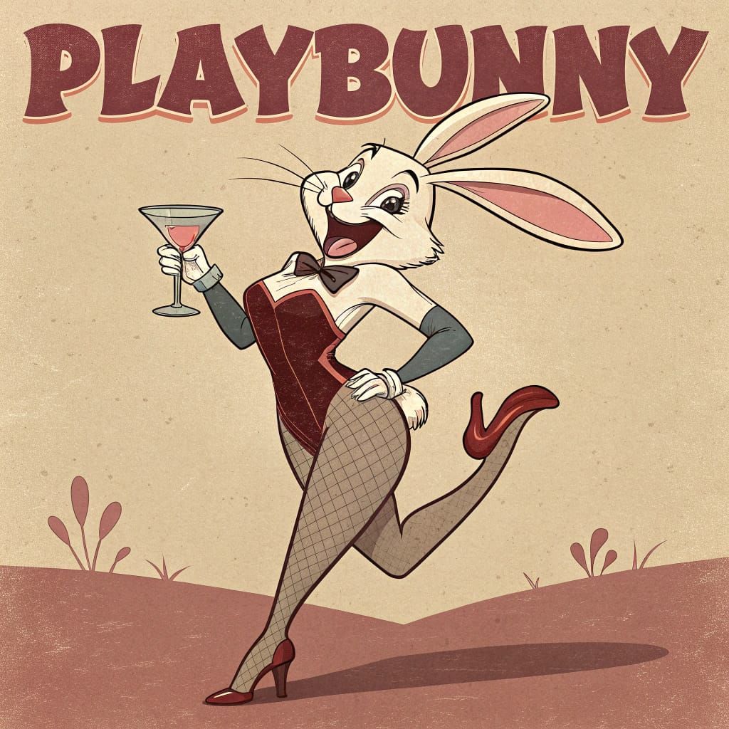 Playbunny: A Humorous Magazine Cover Parody