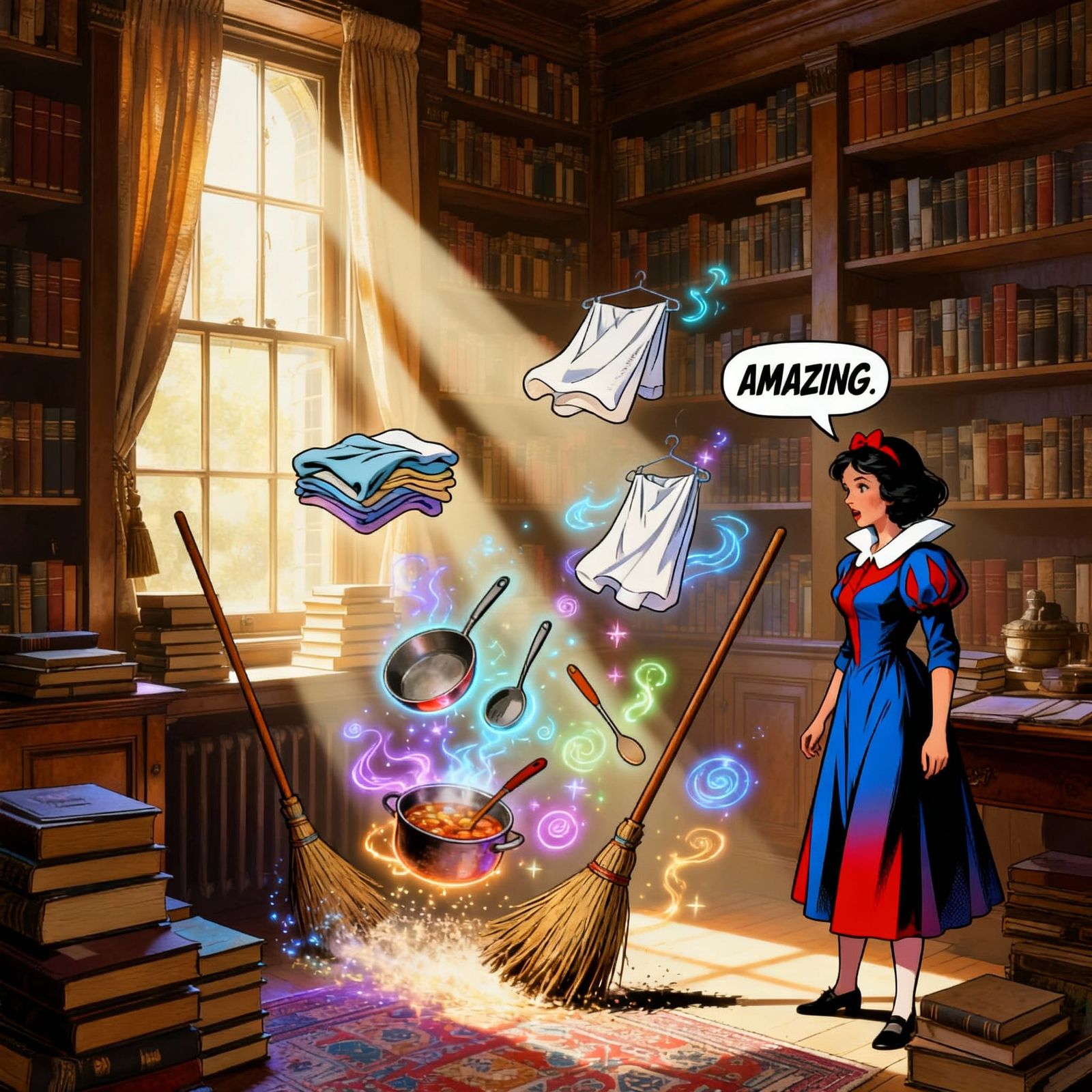 Enchanted Automata Performing Magical Household Chores