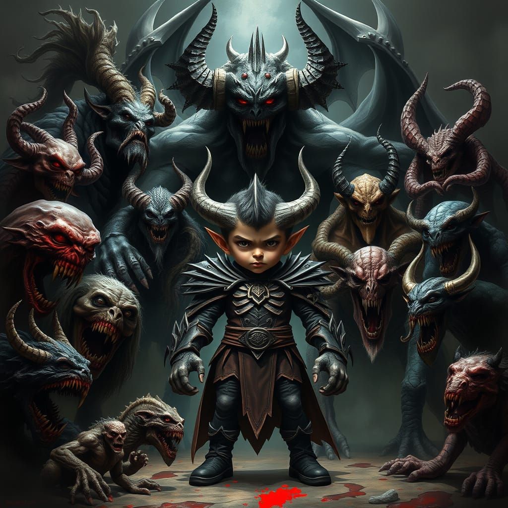 Formidable Demon Overlord Unleashes Judgment Amidst Realm