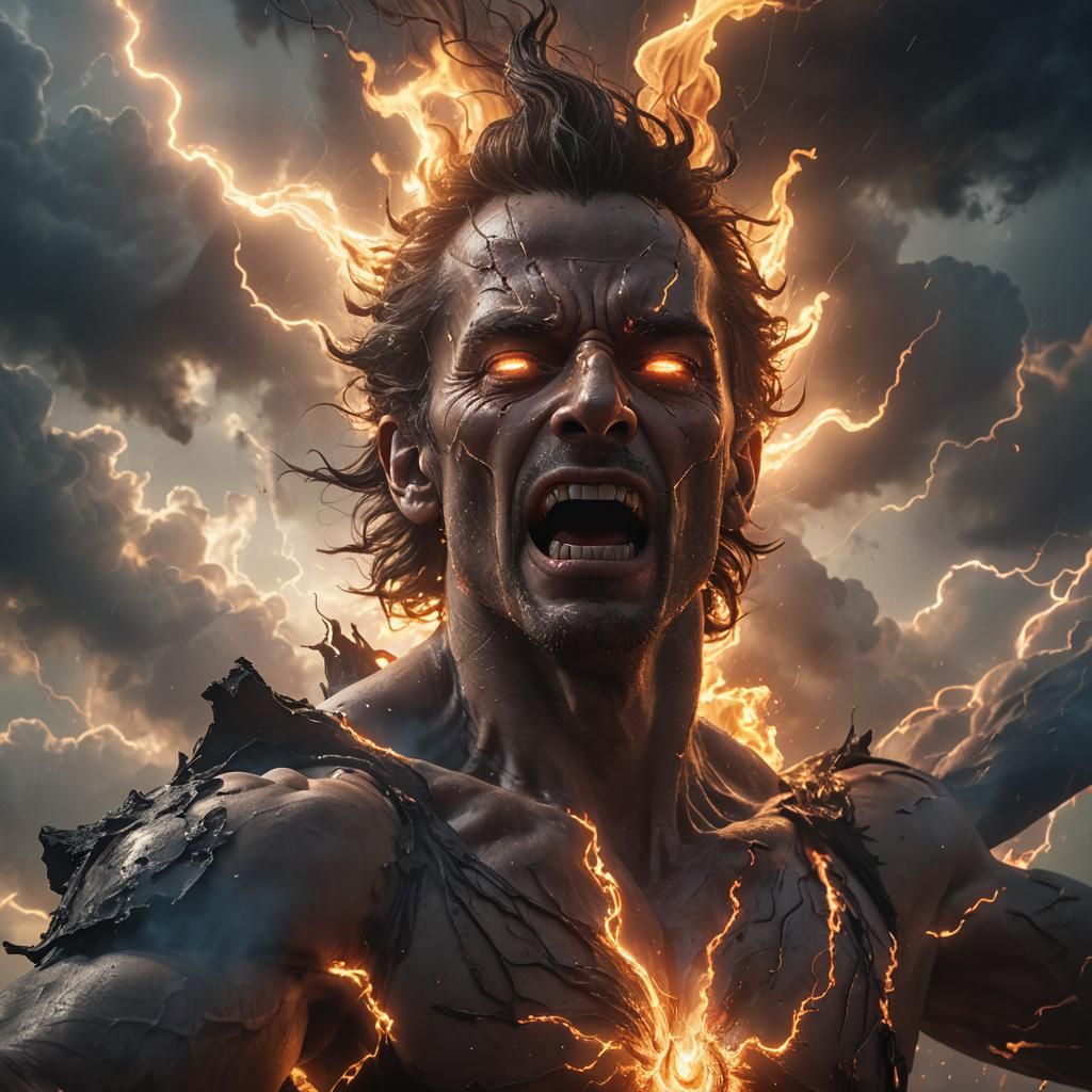 Lucifer's Anguish: A Moment of Divine Rejection