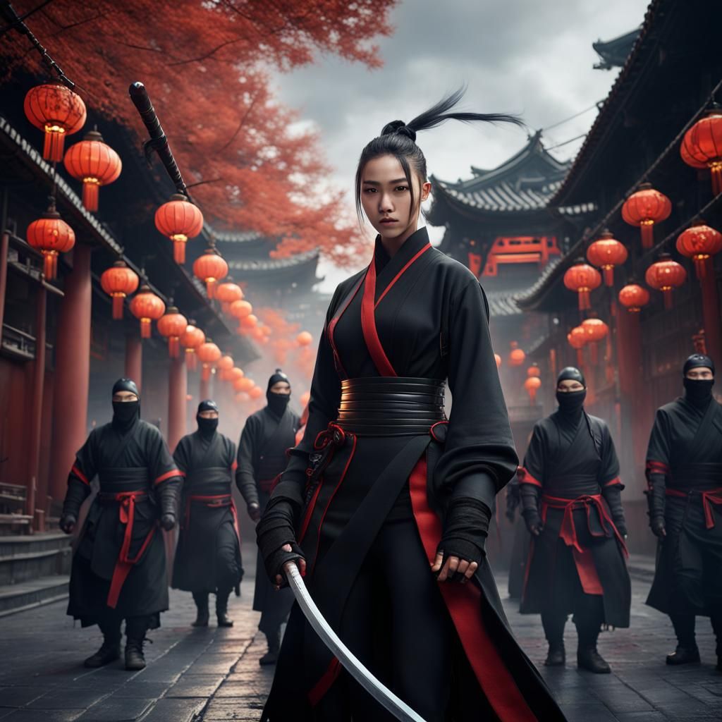 Ninja in China: Fantasy Concept Art