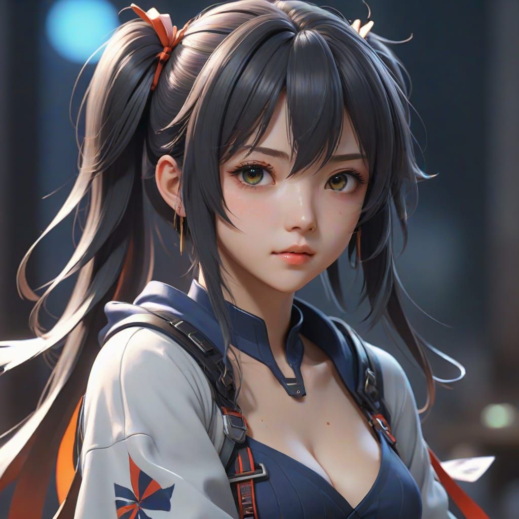 Breathtaking 3D Anime Art Concept